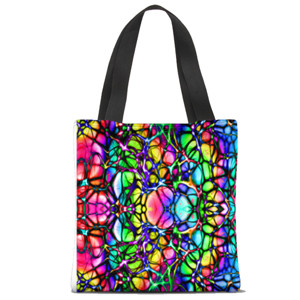 Tas Tote Fullprint Stone Colour