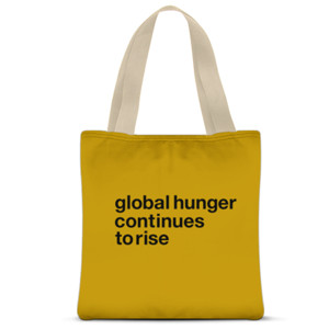 Tas Tote Fullprint global hunger