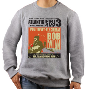 Jaket Sweater Kaos Bob Dylan - Live In Concert Posters (SBDYX)