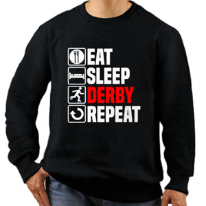 Jaket Sweater Eat Sleep Roller Derby Repeat