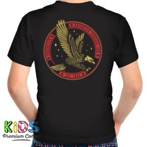 Kaos INDONESIA GARUDA 3 red green back