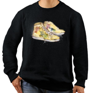 Jaket Sweater Floral Shoes