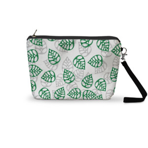 Pouch Trapesium Daun-daun dompet pouch