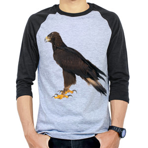Kaos Raglan Burung elang