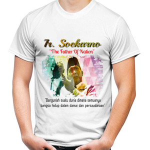 Kaos Soekarno T-Shirt cotton combed (005)