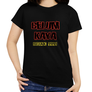 Kaos nupraba belum kaya