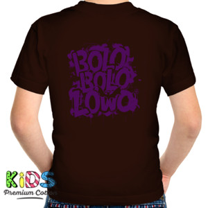 Kaos Bolo bolo Lowo Andeska dark purple