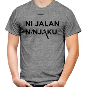 Kaos INI JALAN NONJAKU | billiArt - black font