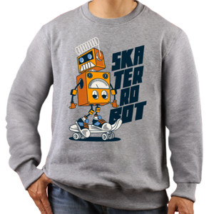 Jaket Sweater Skaterbot  