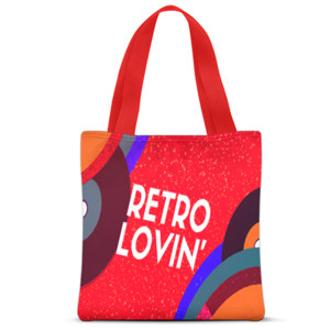 Tas Tote Fullprint RETRO
