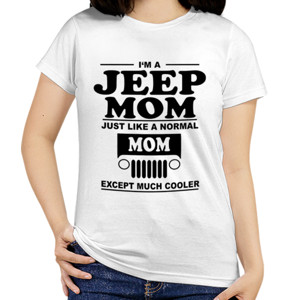 Kaos Distro Jeep Mom Just Like a Normal