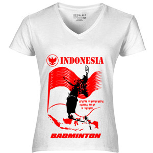 Kaos Kaos Badminton Indonesia 