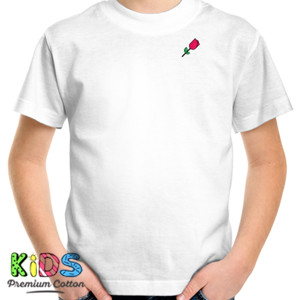 Kaos V Neck Flower Pin 