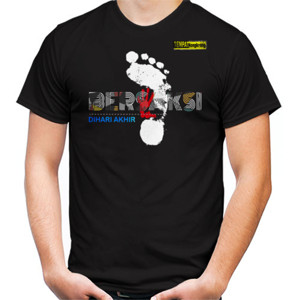 Kaos ISLAM TANGAN KAKI BERSAKSI