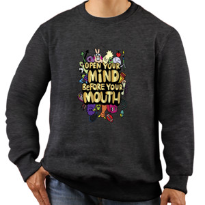 Jaket Sweater Typography 074