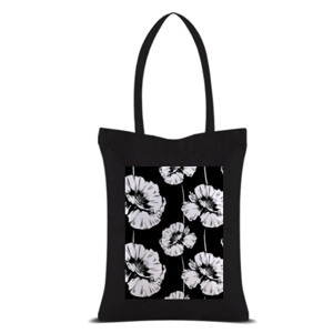 Tas Tote Motif Bunga