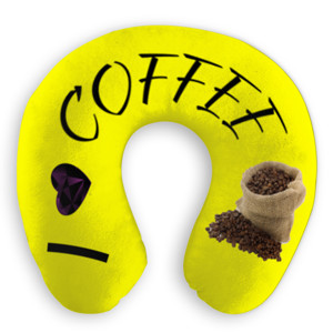Bantal Leher I love Coffee