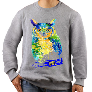 Jaket Sweater The Owl - Painting