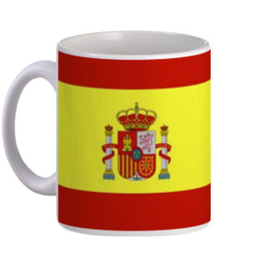 Mug Mug premium bendera spain