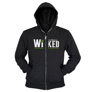 Hoodie Zipper a new musical wicked - 1