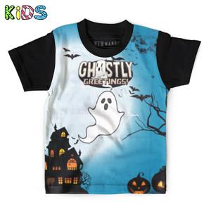 Kaos Anak Full-Print ghost