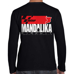 Kaos MotoGP Mandalika Circuit Impact  on Dark