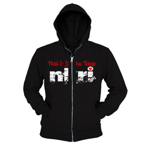 Hoodie Zipper Hati & Jiwaku Tetap NKRI 04