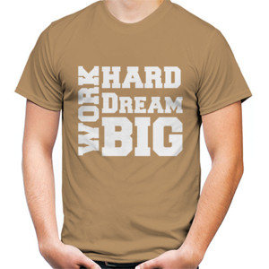 Kaos Kaos Distro Work Hard Dream BIG