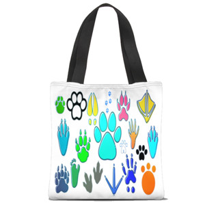Tas Tote Fullprint tapak kai