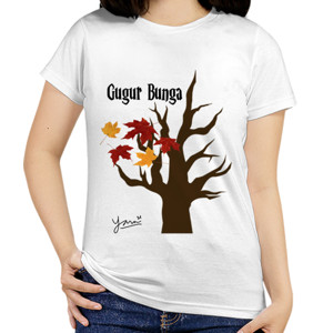 Kaos Bunga Musim Gugur Indonesia