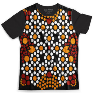 Kaos Fullprint Lingkaran Abstrak