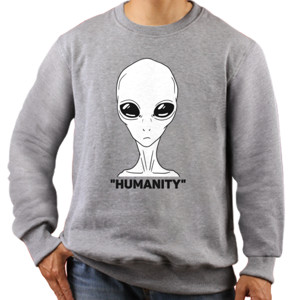 Jaket Sweater Clothudio - Alien Humanity Tees