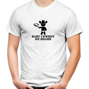 Kaos Baby cowboy on board