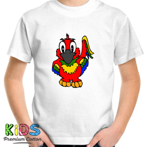 Kaos Kaos Anak Gambar Parrot