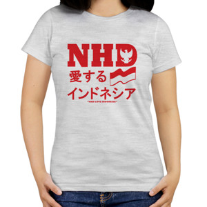 Kaos NHD Love Indonesia Katakana