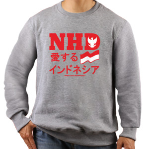 Jaket Sweater NHD Love Indonesia Katakana