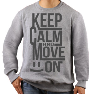 Jaket Sweater KEEP CALM AND MOVE ON 8