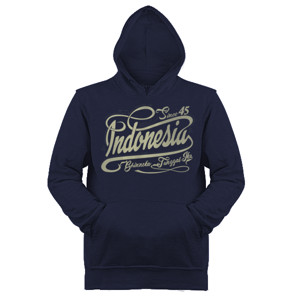 Jaket Hoodie INDONESIA SINCE 45 hijau