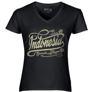 Kaos INDONESIA SINCE 45 hijau