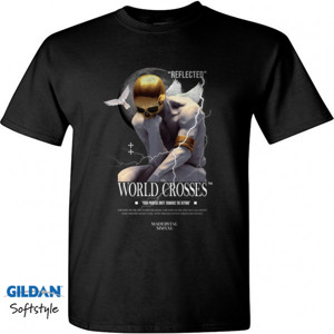 Kaos Reflected Black Tees