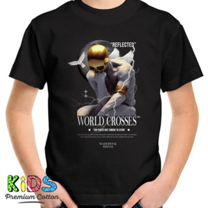 Kaos Reflected Black Tees