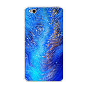 Casing HP Blue and White Abstract Painting