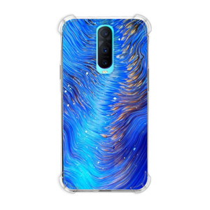 Blue and White Abstract Painting Casing HP