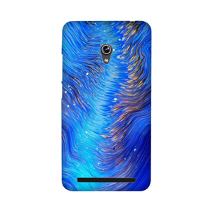 Blue and White Abstract Painting Casing HP