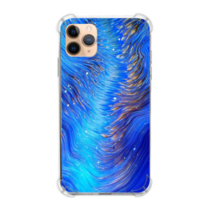 Casing HP Blue and White Abstract Painting