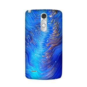 Blue and White Abstract Painting Casing HP