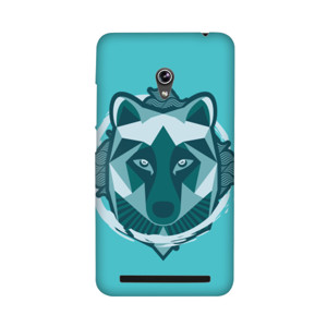 Wolf Geometric Cool Blues Casing HP