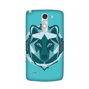 Wolf Geometric Cool Blues Casing HP