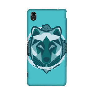Wolf Geometric Cool Blues Casing HP