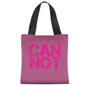 Tas Tote Fullprint Can not